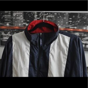 Vintage Wilson Windbreaker Red White and Blue L